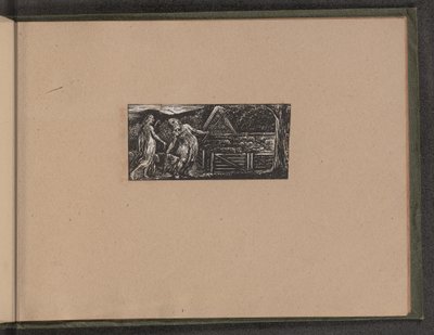 Thenot en Colinet Leiden hun Kudde Samen door William Blake