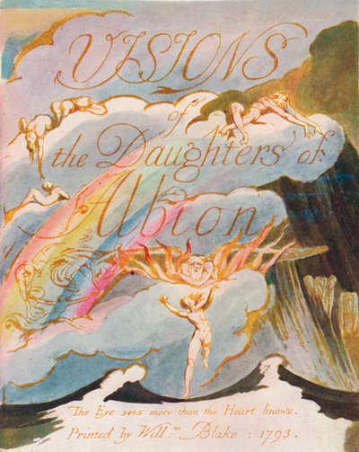 Visioenen van de dochters van Albion, 1793 door William Blake