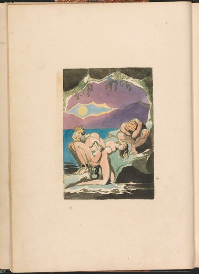 Visioenen van de Dochters van Albion, Plaat 1, Frontispice door William Blake