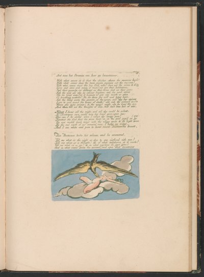 Visioenen van de Dochters van Albion, Plaat 6, En niemand behalve Bromian . . . .  door William Blake