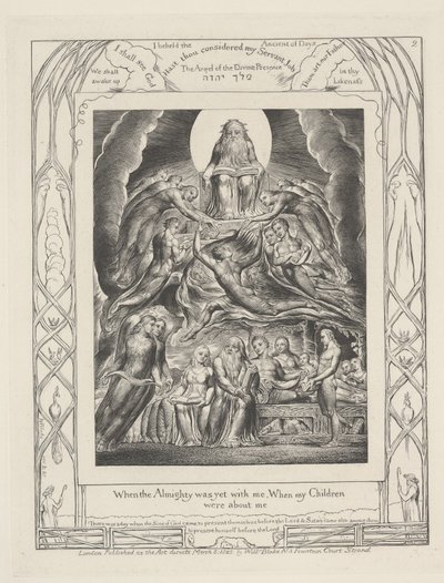 Toen de Almachtige nog bij mij was, Toen mijn kinderen om mij heen waren door William Blake