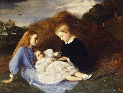 Amy, Dorothea en Hungerford Wren Hoskyns door William Blake Richmond