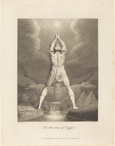 Bevruchting van Egypte door William Blake after Henry Fuseli