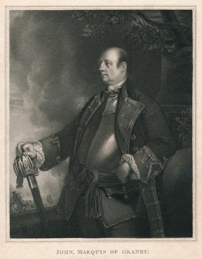 John, Markies van Granby, c1758-1760, 1810 door William Bond