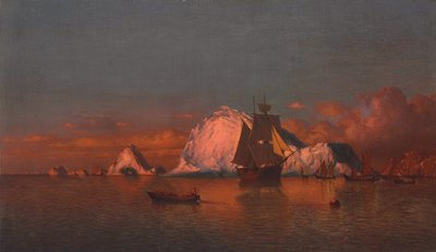 Vissen voor de kust van Labrador, 1880 door William Bradford