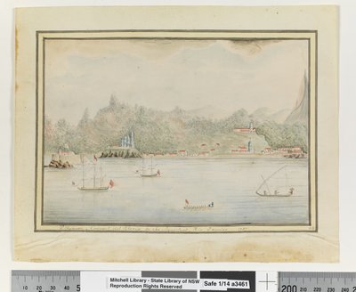 Villyanon, Convent del Gloria naar het aquaduct. Rio Janeiro 1787 door William Bradley