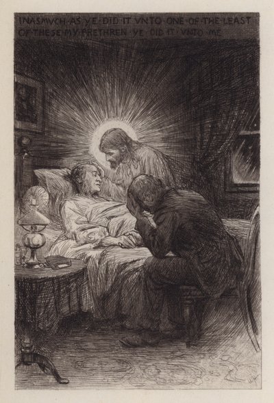 Dood en Leven door William Brassey (after) Hole