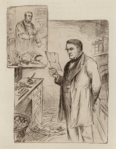 John Wilson, Professor in Landbouw en Plattelandseconomie (gravure) door William Brassey (after) Hole