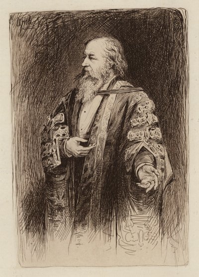 Sir Alexander Grant, Vice-Kanselier en Hoofd door William Brassey (after) Hole