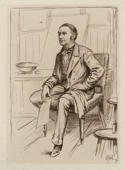 Thomas Annandale, Professor in Klinische Chirurgie (gravure) door William Brassey (after) Hole