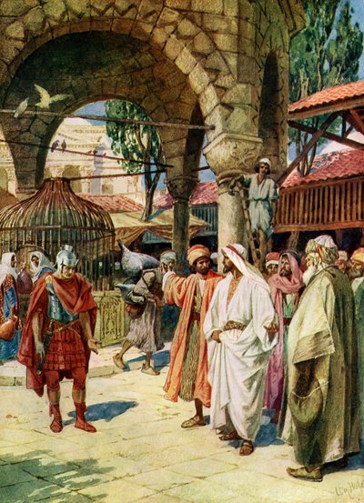 Jezus geneest de dienaar van een centurio door William Brassey Hole