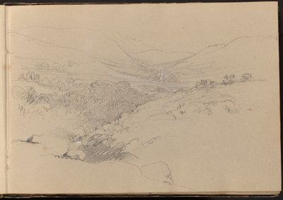 Valleiscène door William Brockedon