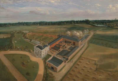 Tiptree Hall en Boerderij, Essex door William Brown