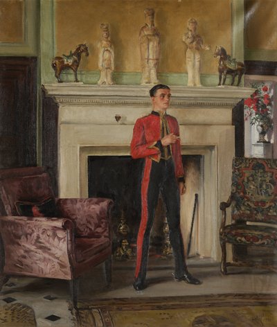 Hal in Warbrook, 1933 door William Bruce Ellis Ranken