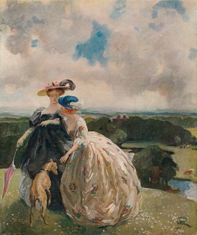 In het park, Dalswinton, 1904, 1906 door William Bruce Ellis Ranken