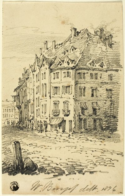 Stadsstraat door William Burges