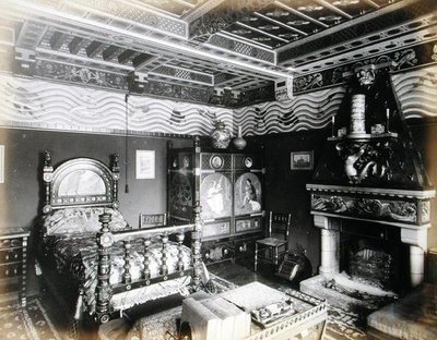 De Slaapkamer van William Burges door William Burges