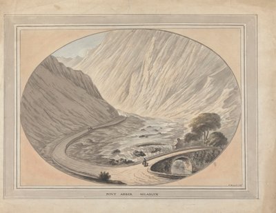 Pont Aber Glaslyn door William Burgess