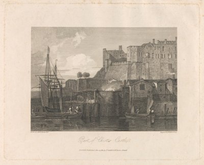 Deel van Chester Castle door William Byrne