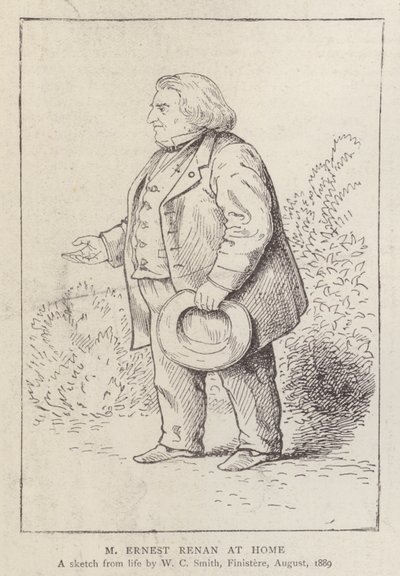 Ernest Renan, Franse filosoof en religieus historicus, thuis door William C. Smith