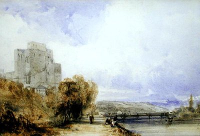Chateau de Montboucher door William Callow