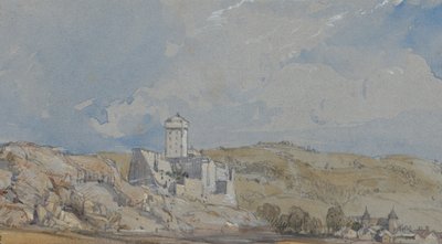 Château de Lourdes, 11 juli 1836 door William Callow