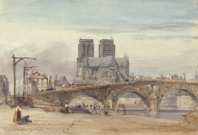 Notre Dame, Parijs door William Callow