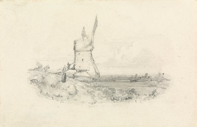 Windmolen door William Callow