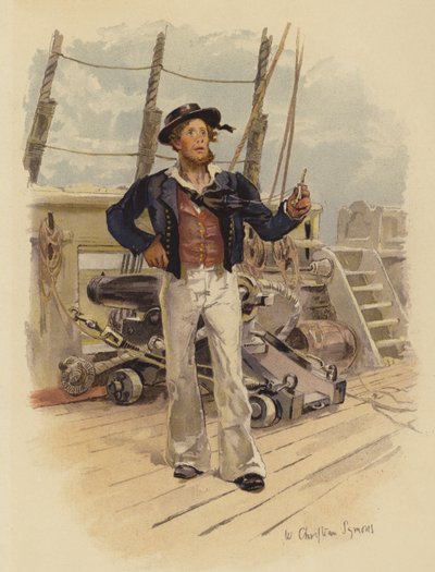 Bootsman, circa 1820 door William Christian Symons