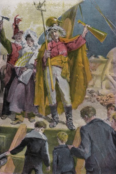 Illustratie voor Peter de Walvisvaarder door William Christian Symons