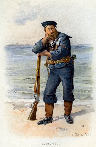 Landingsorder, c1890-c1893 door William Christian Symons