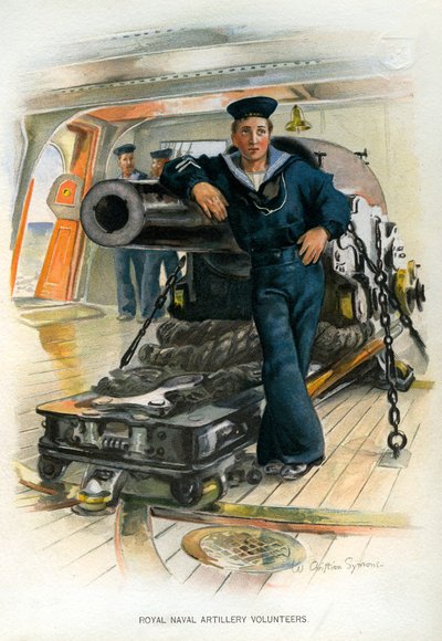 Koninklijke Marine Artillerie Vrijwilligers door William Christian Symons