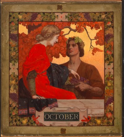 Oktober (omslagillustratie voor Harper