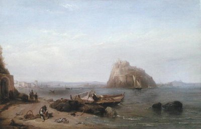 Een uitzicht op Ischia door Clarkson Frederick Stanfield