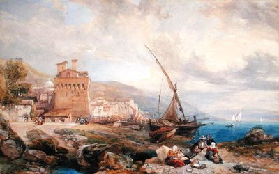 Golf van Salerno door Clarkson Frederick Stanfield