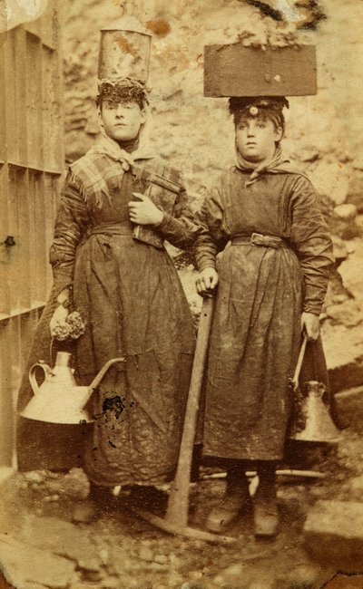 Arbeiders van de Tredegar IJzerwerken, Wales door William Clayton