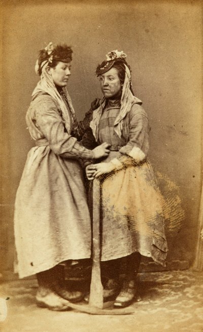 Arbeiders van de Tredegar IJzerwerken, Wales door William Clayton