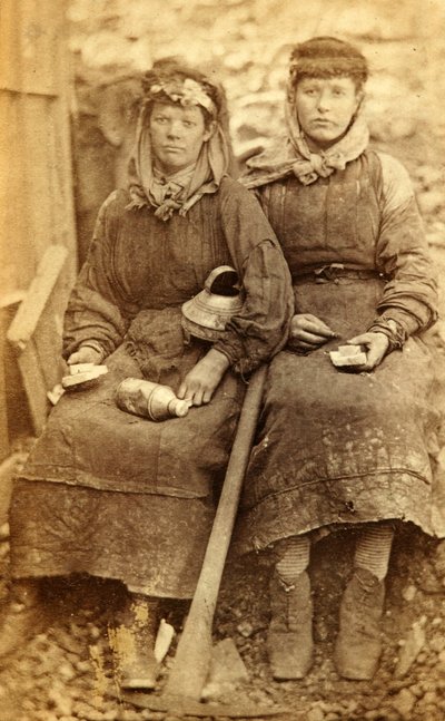 Arbeiders van de Tredegar IJzerwerken, Wales door William Clayton
