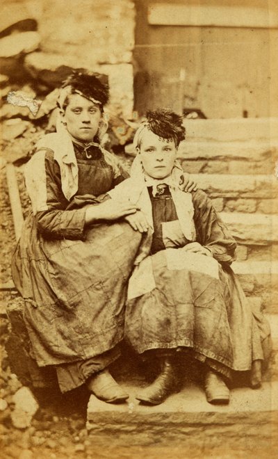 Arbeiders van de Tredegar IJzerwerken, Wales door William Clayton