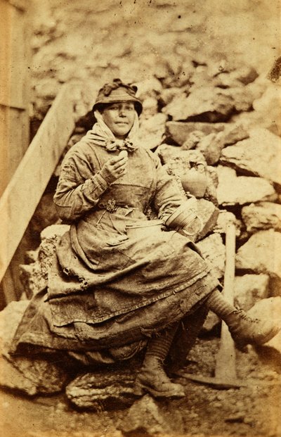Arbeiders van de Tredegar Iron Works, Wales door William Clayton