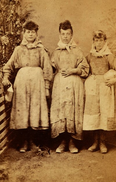 Arbeiders van de Tredegar IJzerwerken, Wales door William Clayton