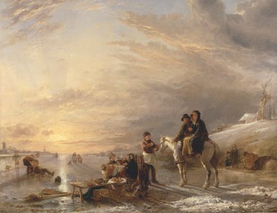 Vorstscène door William Collins