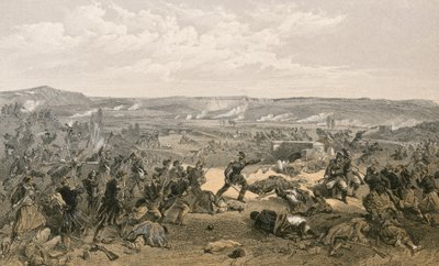 Slag bij de Tchernaya, 16 augustus 1855 door William Crimea Simpson