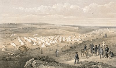 Kamp van de marinebrigade voor Sebastopol door William Crimea Simpson