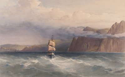 Kaap Aiya. Kijkend naar het noorden richting Balaklava door William Crimea Simpson