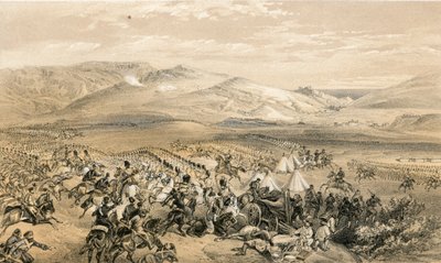 Aanval van de zware cavaleriebrigade, 25 oktober 1854 door William Crimea Simpson