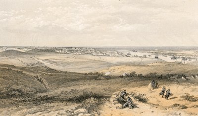 Sebastopol vanuit het oosten, of uiterst rechts van de Engelse aanval door William 