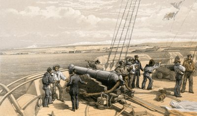 Sebastopol vanaf de zee door William Crimea Simpson