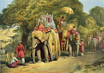 De Staatshowdah van de Gouverneur-Generaal, 1863 door William Crimea Simpson