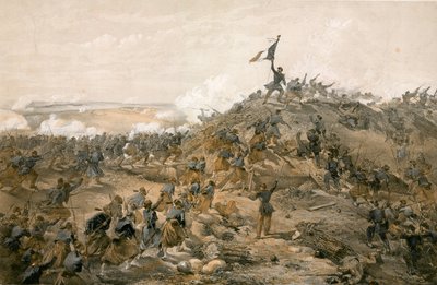De aanval op de Malakoff door William Crimea Simpson